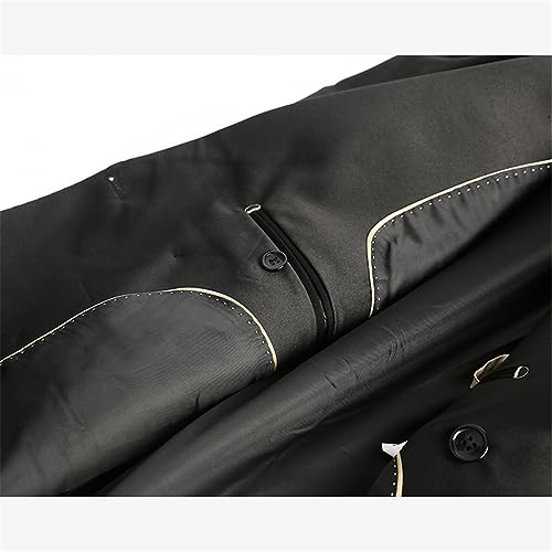 Double Breasted Jacket (Top + Pants) Ball Party Men's Suit Jacket Wedding Reception Formal Wear4