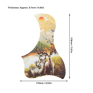 Pickguard pour guitare acoustique, bonne protection en PVC, plaque de protection pour guitares adhésives, match parfait… - Les Beatles, Paul McCartney, John Lennon, RIngo Starr, George Harrison Pickguard pour guitare acoustique, bonne protection en PVC, plaque de protection pour guitares adhésives, match parfait… – Image 6