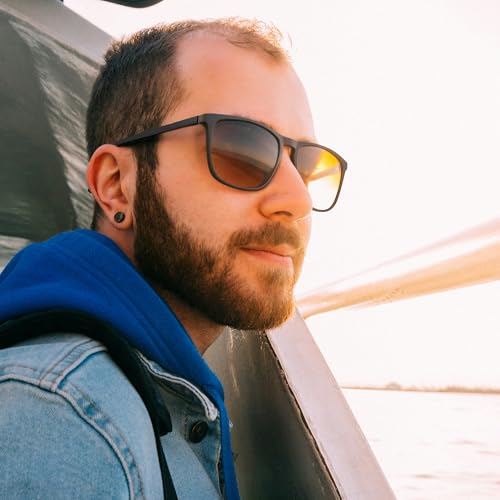 YDAOWKN Polarized Sunglasses for Men, Lightweight Sun Glasses With UV Protection for Driving Fishing Golf2