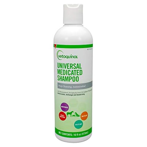Vetoquinol Universal Medicated Shampoo for Dogs, Cats and Horses, 16oz Cover