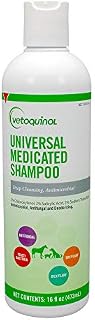 Vetoquinol Universal Medicated Shampoo for Dogs, Cats and Horses, 16oz