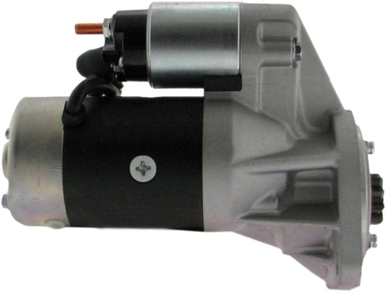 New 12V Professional Grade Starter Compatible with Daewoo Solar 55 1997-2007, Mustang Skid Steer 960 Isuzu 4JB1 Dsl 1994-1998, Takeuchi Loader TL126 1986-2002 Replaces S13-136 S13-136N 8-97084-877-0
