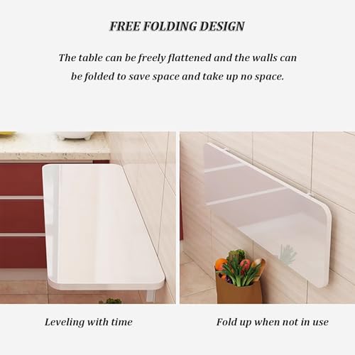 Bureau mural pliable pour petits espaces et table pliante murale