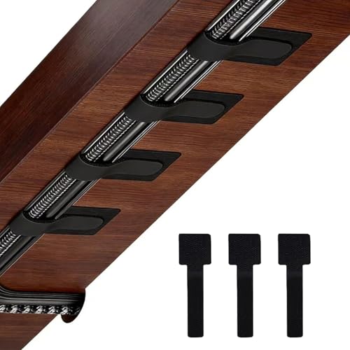 30 Stück Kabelhalter Selbstklebend, Kabelmanagement Set aus Klettband mit Starkem Kleber - Kabelorganizer für Schreibtisch, TV, Homeoffice, Wiederverwendbar (Schwarz, Klein)