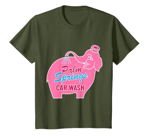 Palm Springs T-Shirt, Youth, Olive Green, Small