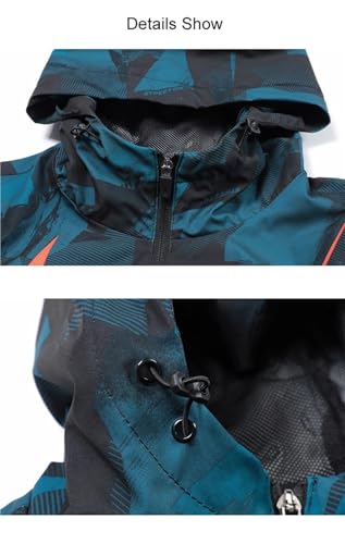 Chaqueta ligera para ciclismo hombre con capucha y protección UV miniatura 4