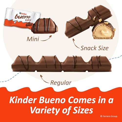 Kinder Bueno Mini Chocolate Bites, Hazelnut Cream, Party Pack, 23.8 Oz - image 9