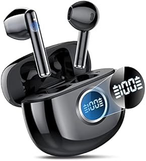 CASCHO Wireless Headphones, 37H with LED Charge Indicator, Bluetooth Headphones 5.3, CVC8.0 Clear Call, Built-in 4 Micrs, Deep Bass, USB-C, IPX7 Waterproof, Headphones for Sports and Work.