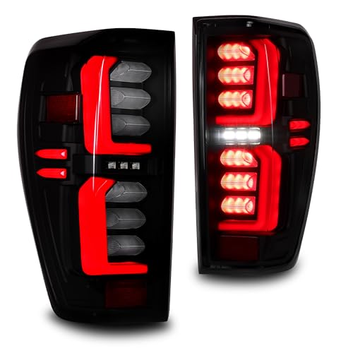 TRUE MODS Smoked Full LED Tail Light Assembly Replacement for 2019-2025 GMC Sierra 1500 2500 3500 HD