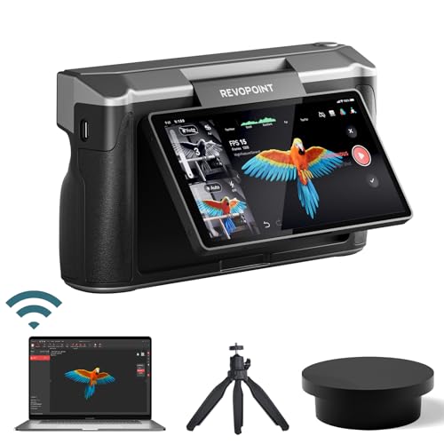 Revopoint MIRACO Scanner 3D 16 Go de RAM Impression Portable pour imprimante 3D Batterie sans Fil à Charge Rapide 5000 mAh Précision jusqu'à 0,02 mm Caméra Couleur RVB 20 Revopoint MIRACO Scanner 3D 16 Go de RAM Impression Portable pour imprimante 3D Batterie sans Fil à Charge Rapide 5000 mAh Précision jusqu'à 0,02 mm Caméra Couleur RVB