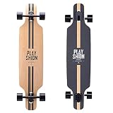 Playshion Longboard Skateboard Cruiser | 39' Drop Through Long Board | 42' Pintail Longboards