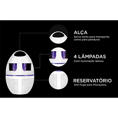 ARMADILHA PARA MOSQUITOS LUMINARIA REPELENTE MATA INSETOS ZIKA DENGUE PERNILONGOS OVO DE DINOSSAURO