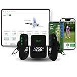 Swing Logic SLX Hybrid Mini Basic Portable Golf Launch Monitor - Golf Ball Distance, Ball Speed, Club Head Speed, Smash Factor, GPS Device with Swing Video Capture, App Included