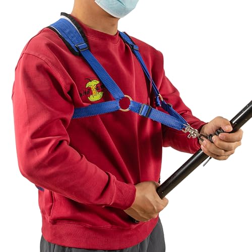 Arnês de pesca nas costas, colete ajustável para vara de pesca, cinto de combate de peixes de barco,