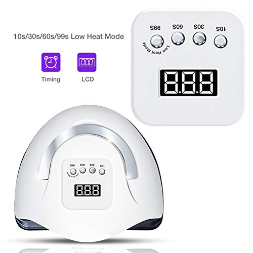 SFLRW 220 W LED Nail Drogen Lamp Nail Machine, Snelle Nail Curing Dryer Double Lights Source for Gel Automatic Sensor… - Afbeelding 4