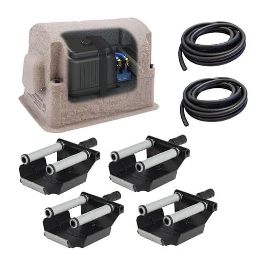 Airmax Shallow Water Series Outdoor Pond, Lake & Water Garden Aeration System, Increase Oxygen & Circulation, Submersible Weighted Diffusers, Complete Pond Aeration Kit, 200' 3/8" Airline, SW40 115v