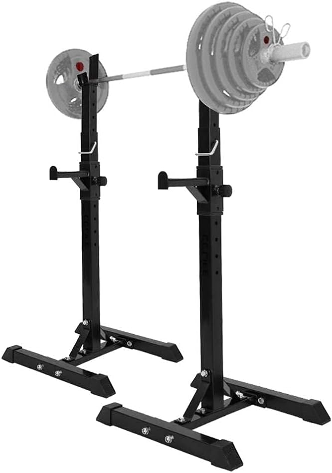 Folding Dumbbell Bench Fitness Barbells Squat Rack Stand for Weightlifting,Adjustable Dumbbell Rack,Home/Gym Heavy Duty Sturdy Steel Squat Stands Barbell Rack Bench Free