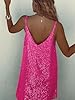 CITCAR Women's Summer Sleeveless Mini Dress Deep V-Neck Glitter Sequin Dress Sexy Short Dress Rose #3