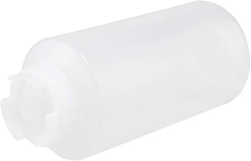 Miniatura 2 de Creative Mark Cylo FIFO - Botella exprimible vacía – Paquete de 12 – Botella invertida de 32 onzas con válvula de silicona antigoteo hermética;