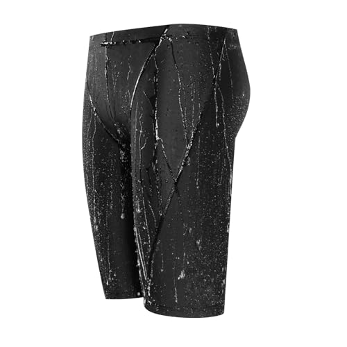 Men's Swimwear Swimsuits Solid Basic Long Swim Sport Trunks Board Shorts Breathable Comforable Swimming Short Pants4