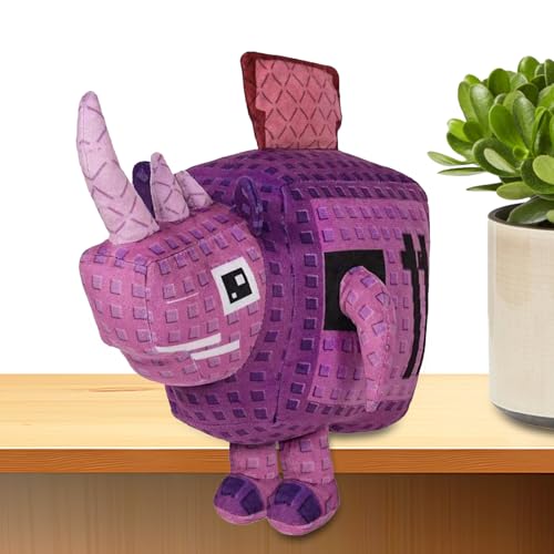 Genérico Peluche Animal,Personaje de Juego Rinoceronte Adorable 25 Centímetros - Juguete Abrazable Diseño Tostadora | para Guardería, Dormitorio, Sala de Estar, Hogar, Coche, Exhibición