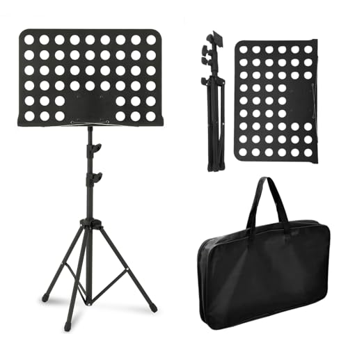 YFFSFDC 譜面台 楽譜たて 折りたたみ式 楽譜スタンド 高さ65~150cm調節可能 三脚 安定 読書台 筆記台 ブック メニュー スタンド 縦置き 多機能