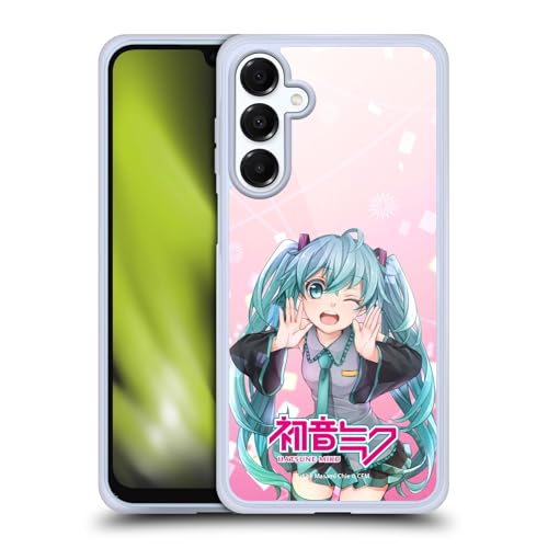 Head Case Designs Officially Licensed Hatsune Miku Wink Graphics Gel Case [Military Grade Protection] Compatible with Samsung Galaxy A16 5G and Compatible with MagSafe