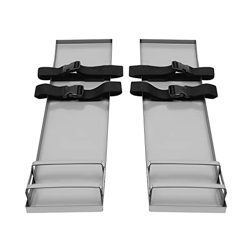 DCSYOG Ginocchiere per calcestruzzo in acciaio inox, ginocchiere per calcestruzzo 75 x 20 cm, scaletta per calcestruzzo, ginocchiere per calcestruzzo bagnato finitura massetto e finitura