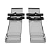 AGULIUM 1 Pair Concrete Knee Boards Sliders, Stainless Steel Knee Boards, Kneeboards Slider Tools for Cement and Concrete, Built-in Toe Brackets, 30x8 Inches