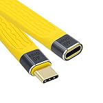 xiwai – xiwai Gelbes 40 Gbit/s USB4 Stecker auf Buchse, schmales fla