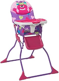 Cosco Simple Fold Deluxe High Chair, Monster Shelley