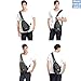 NICGID Sling Bag Chest Shoulder Backpack Crossbody Bags for Tablet Laptop Outdoor Hiking Men Women