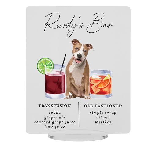 Pet Signature Drink Wedding Signs