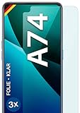 PREMIUM SCHUTZ IM 3ER PACK: Um den Bildschirm des Oppo-A74 (4G) effektiv vor Beschädigungen durch Kratzer und Stöße zu schützen, ist dieser Bildschirmschutz die perfekte Wahl