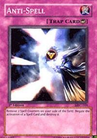 Amazon.com: Yu-Gi-Oh! - Anti-Spell (MFC-103) - Magicians Force - 1st  Edition