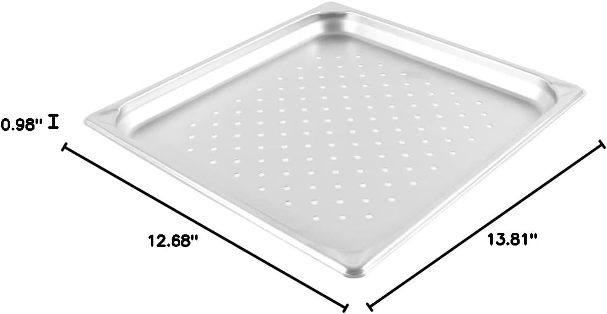 Kanda Hotel Pan 034122 2/3 (35.4 x 32.5 cm) Depth 1.0 inches (2.5 cm) (7231PF) Commercial Use, 18-8 Stainless Steel