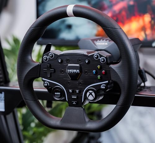 image for MOZA R3 Racing Wheel and Pedals Bundle for Xbox & PC,3.9Nm DD Servo Mo
