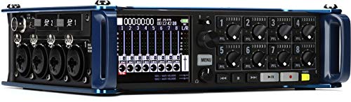 Zoom F8n Professional Field Recorder/Mixer, Audio for Video, 24-bit/192 kHz Recording, 10 Channel...