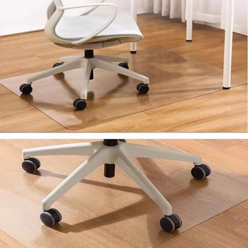 Tapis de protection de sol transparent pour chaise de bureau de 2mm d'épaisseur