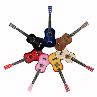 Toddmomy 1 guitare acoustique pour enfants débutants de 58,4 cm, 6 cordes de style vintage, guitare acoustique en bois, instruments de musique pour enfants (bleu) - Les Beatles, Paul McCartney, John Lennon, RIngo Starr, George Harrison Toddmomy 1 guitare acoustique pour enfants débutants de 58,4 cm, 6 cordes de style vintage, guitare acoustique en bois, instruments de musique pour enfants (bleu) – Image 7