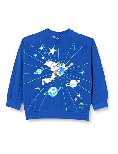 Adidas Lb Dy TS Crew Felpa, Azurea/Liseso, 6 Años