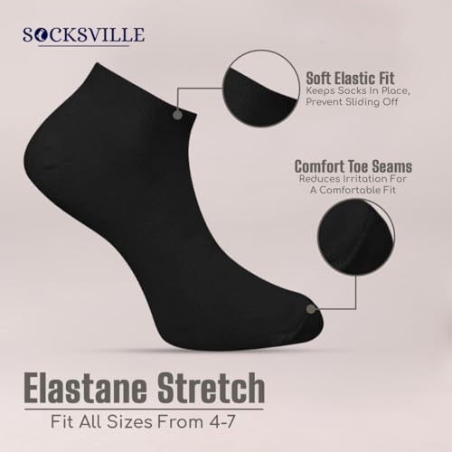 10 Pairs Ankle Socks No Show Sock Low-Cut Athletic Men Women Cotton Socks - View #2