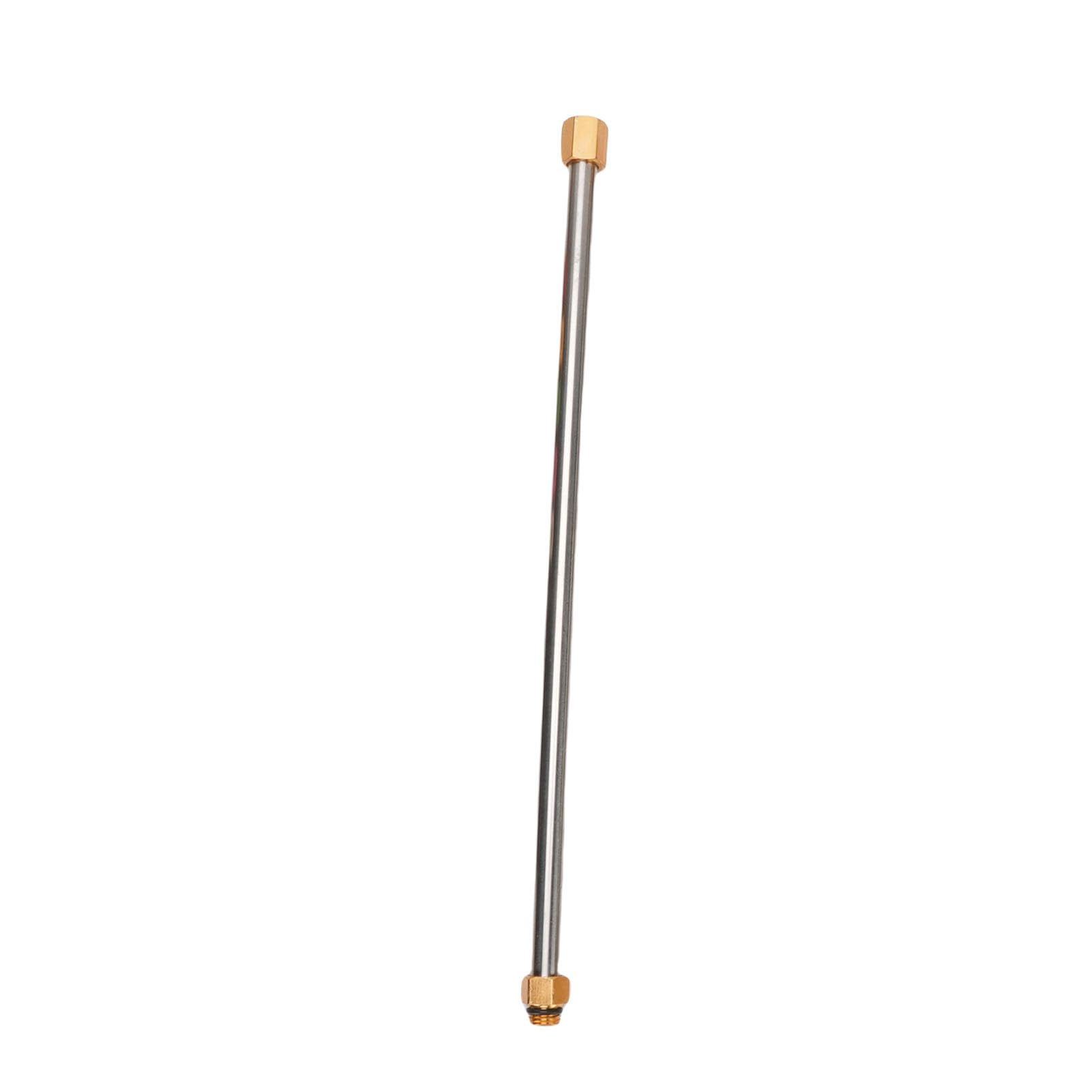 Generic Zestaw PrzedłUżaczy Myjki Ciśnieniowej, Lanca Myjki Wysokociśnieniowej ze Stali Nierdzewnej z szybkozłączką 4000 PSI 1 4 Cale, 6 Końcówek Dysz, 60 Prętów w Kształcie Litery U do Szczelin Pod