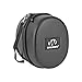 Walker's Muff Protective Case | Weather-Resistant Durable Shockproof Dustproof EVA Carbon Finish Hunting Range Shooting Earmuff Carrying Case, Nylon Lanyard