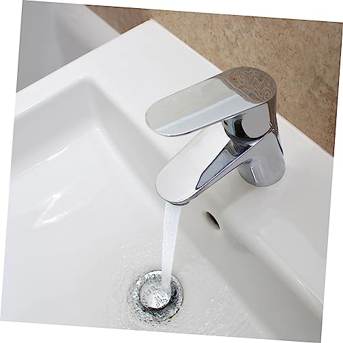 Filtro y tapón para desagüe de lavabo acero inoxidable 4 piezas miniatura 3
