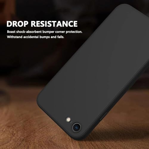 Image of for iPhone 16e Case Black, Scratch Resistant with Soft Touch, Slim Thin Phone Cover for iPhone 16e