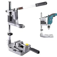 Präziser Bohrständer mit Verstellbarer Höhe und Flachbackenzange für Präzises Bohren, Bohrmaschinenständer, Standbohrer, Ständer für Bohrmaschine, Ideal für Standbohrmaschinen und Ständerbohrmaschinen