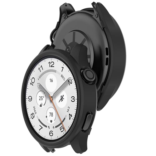 Funda Xiaomi Watch S5 para deporte y oficina protector negro