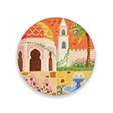 Estremamente assorbente: realizzato in speciale sughero assorbente, il retro della decorazione per tavolino può facilmente assorbire l'umidità all'esterno della tazza di ghiaccio, mantenendo il piano del tavolo asciutto e pulito.