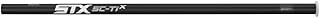 STX mens Sc-Ti Alloy Handle lacrosse shafts, Black, Attack Mid US